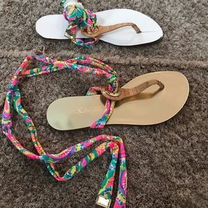 (NBW and NWOT) Lilly Pulitzer sandals